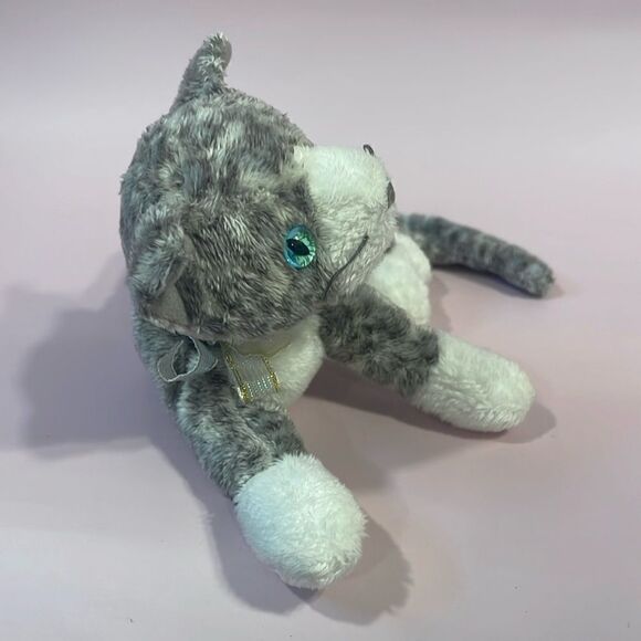 TY Beanie Baby “Purr” the Cat plushie! (8 inch) 2000 Excellent Condition NWT - Picture 4 of 9